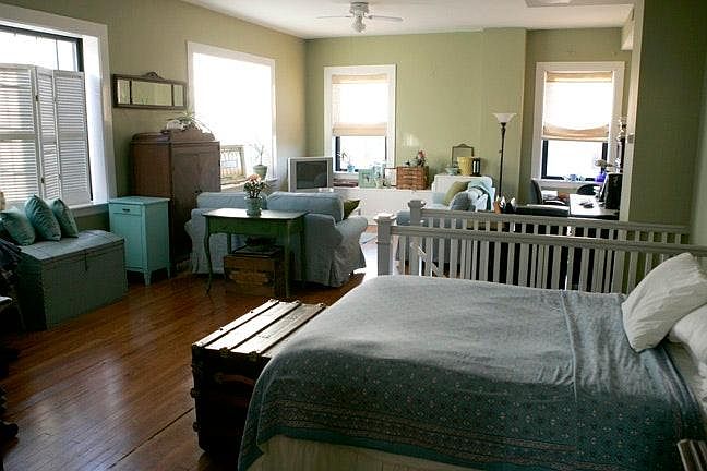 2nd floor bedroom/living area