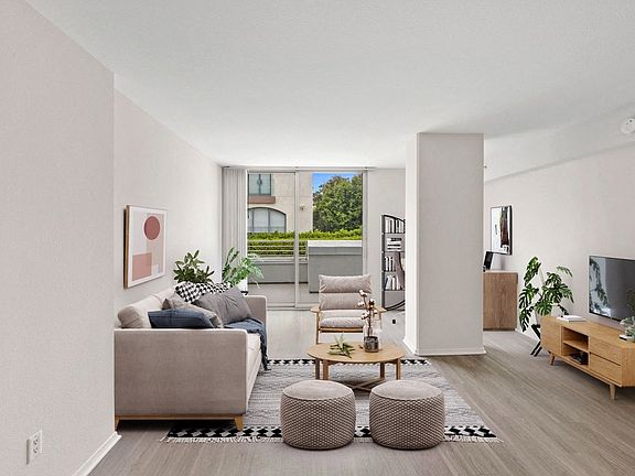 Spacious living rooms with floor to ceiling windows
