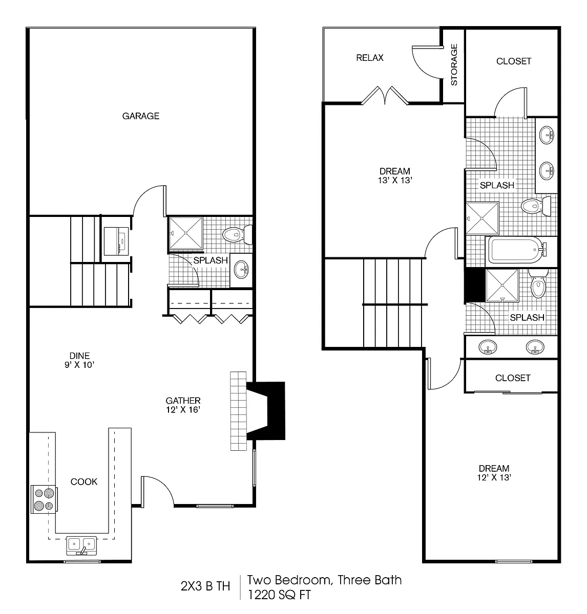 Floor plan B3