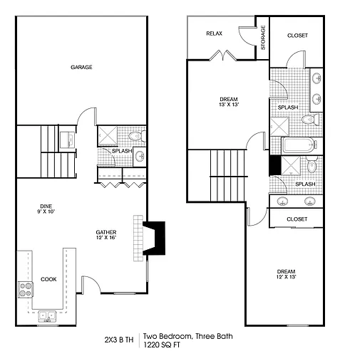 Floor plan B3