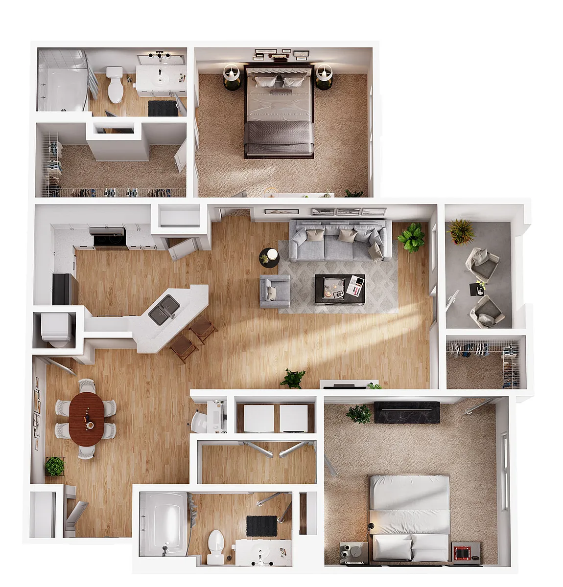 Floor plan B1