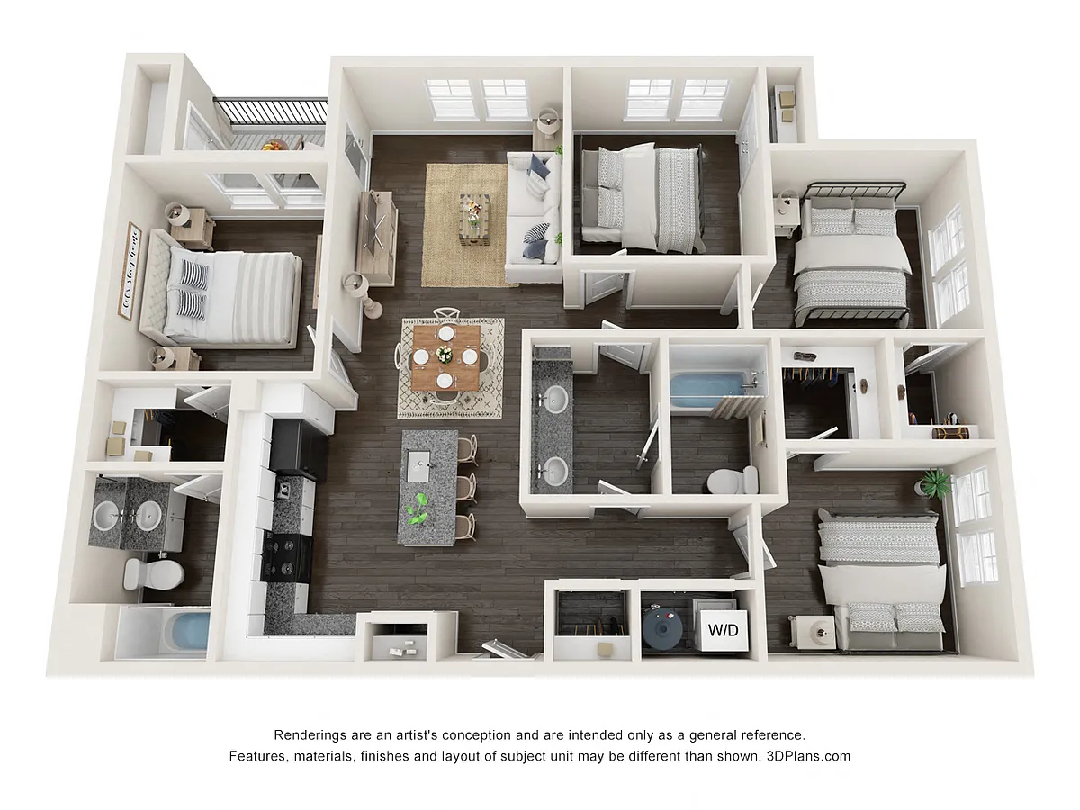 Floor plan D1