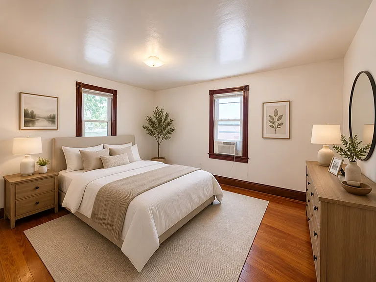 Bedroom One (Shown Staged- Delivered Unfurnished)