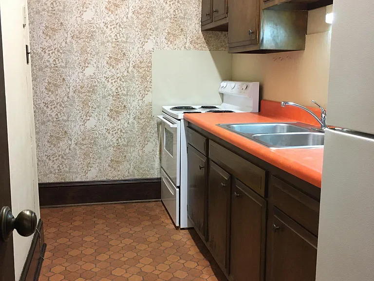 1960's Midcentury modern Vibes in your Galley Kitchen.