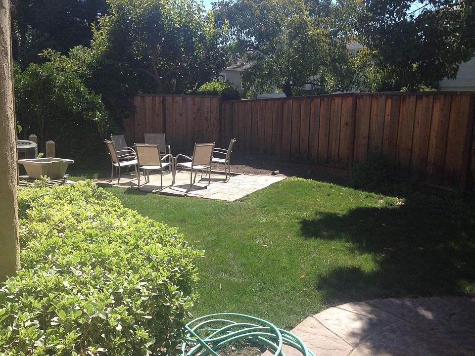 Spacious backyard