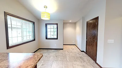 Floor plan 3 Bedroom 2 Bath - Double Stall Garage