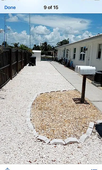 New stone landscaping 