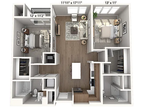 Floor plan B01