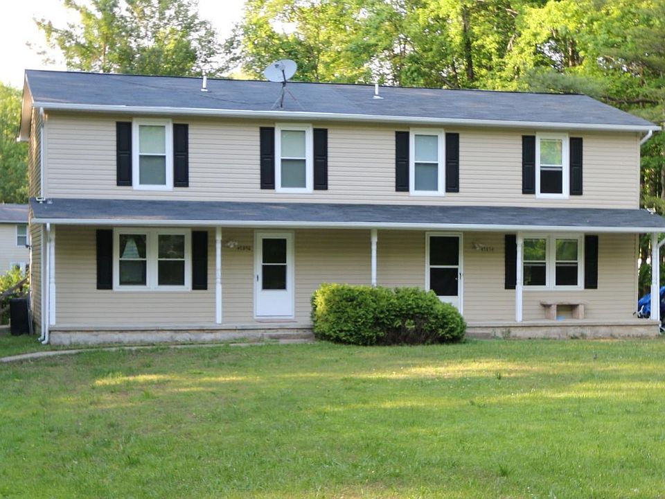 Front view of duplex