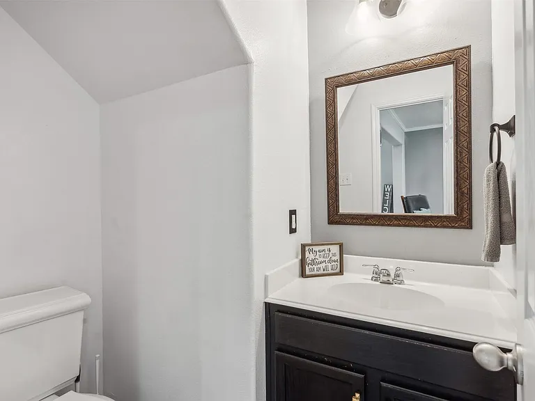 Main floor half bath