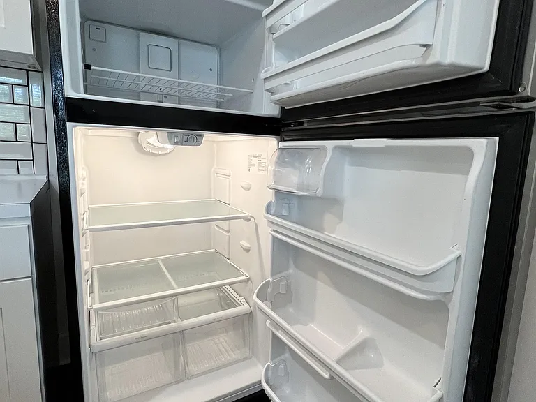 Refrigerator is immaculate.