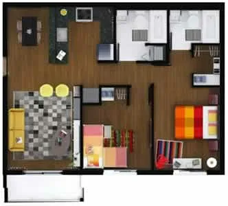 Floor plan 2-Bedroom