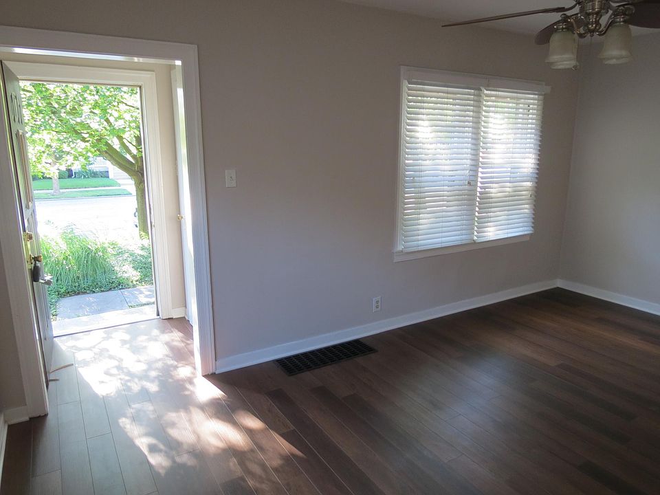 Front Door and Living Room