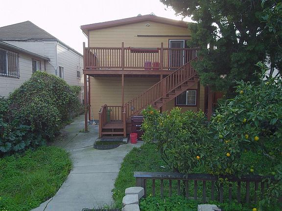 View of Deck/Balcony and backyard below.