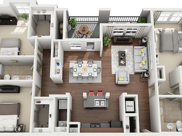 Avanti Cityside - Cambridge - 2 Beds - 2 Baths - 1442 Sq. ft.