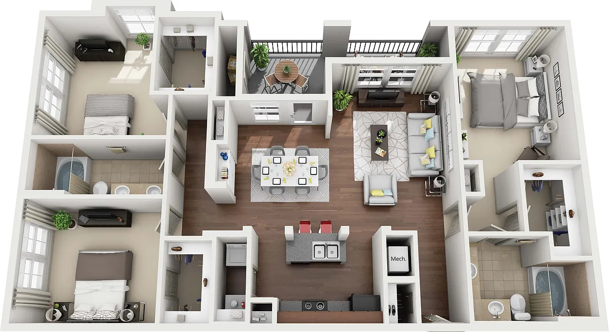 Floor plan Cambridge