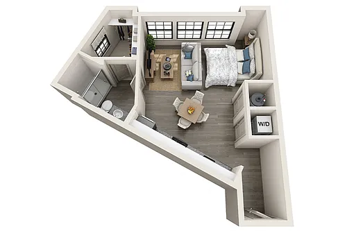 Floor plan Alexander Studio