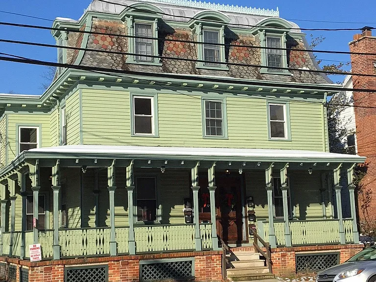 Front of house on Fayette St. Apt is 1st floor on right.