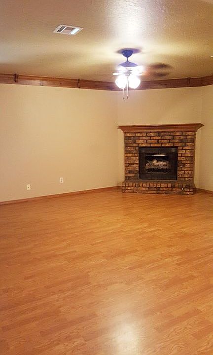 Living room fireplace