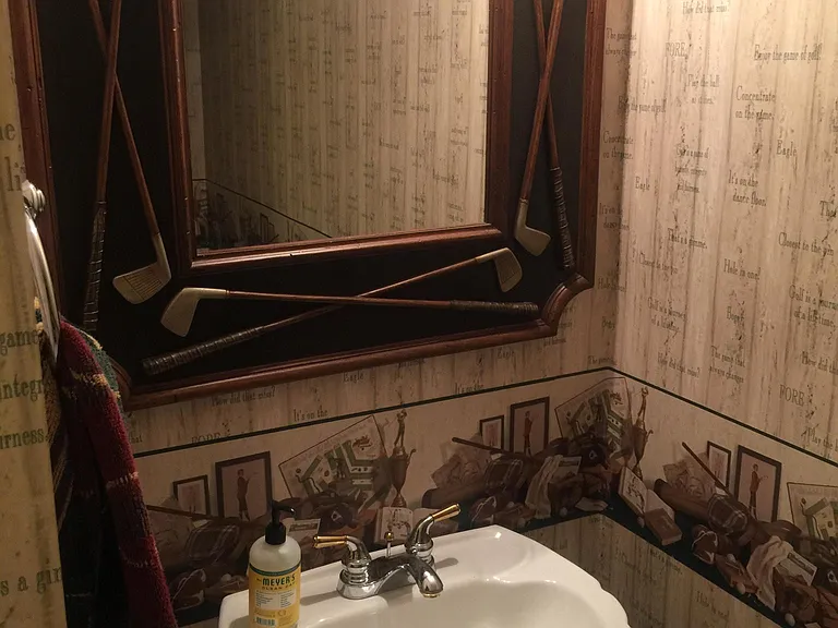 Lower Level Full Bathroom - lower entertainment level.