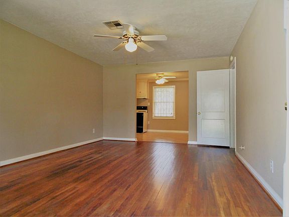 1806 Angeline St Living with gleaming wood floors