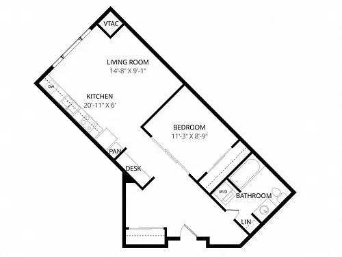 Floor plan Urban Alcove