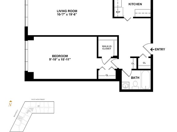 2nd image of 20 W 64th St APT 35G