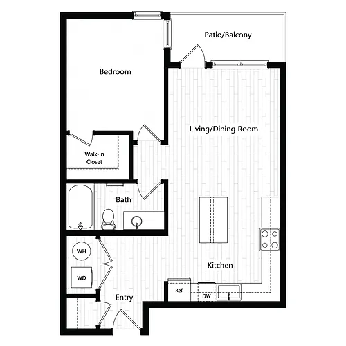 Floor plan Plan 1C