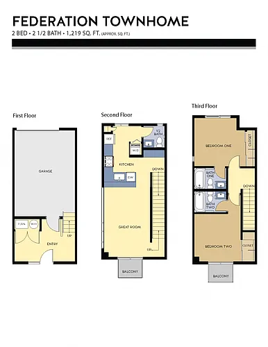 Floor plan 2X2.5 Federation