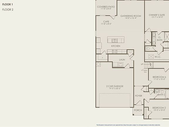 Albany Floor Plan, Quick Move-In Home, Floor 1