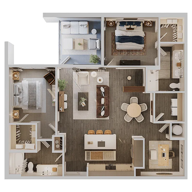 Floor plan B7D