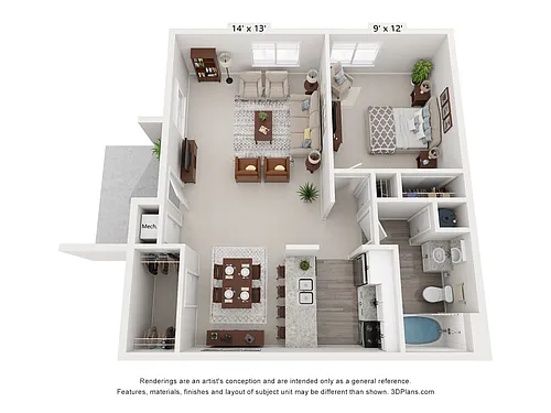 Floor plan Heartwood - Renovated