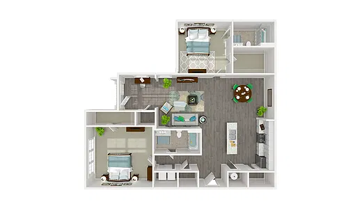 Floor plan B2 (2x2) - Note