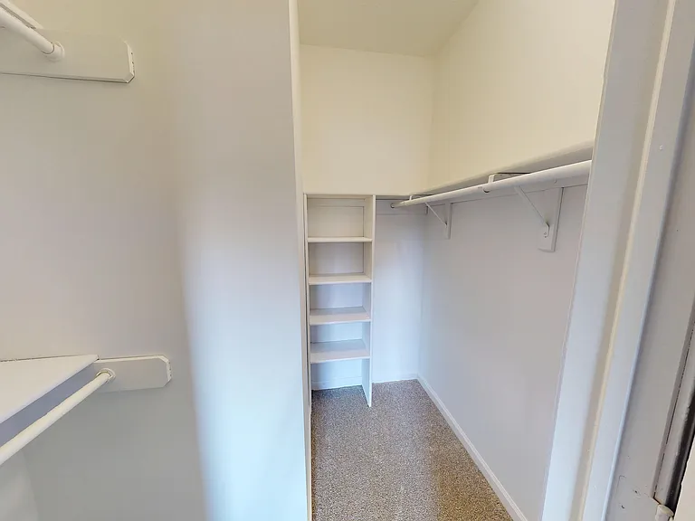 Smart, stylish storage with built-in shelves and plenty of room to stay organized.