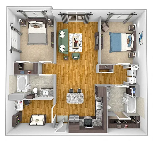 Floor plan B3