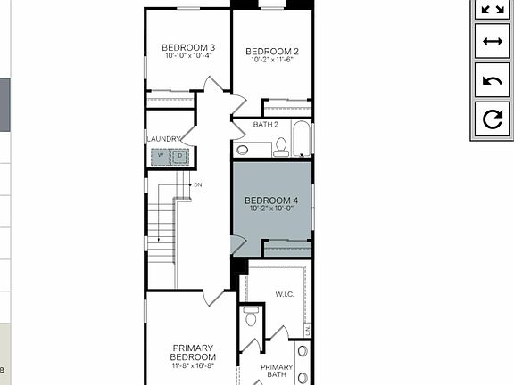 Upstairs Bedrooms -Laundry