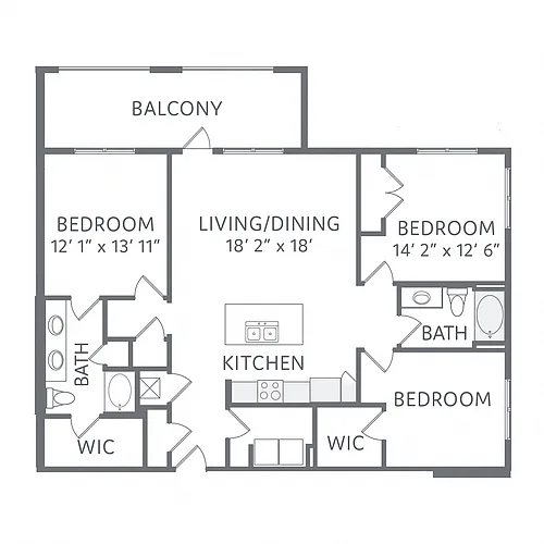 Floor plan The Admiral