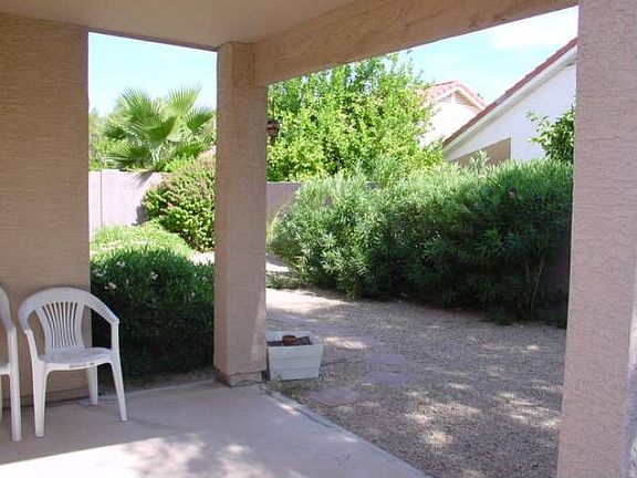 Covered back patio