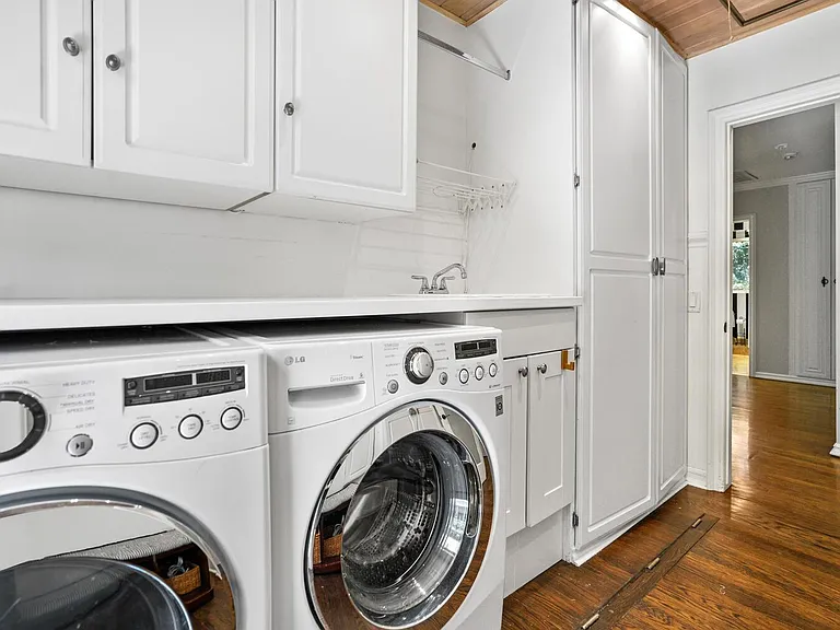 laundry room with washer and dryer