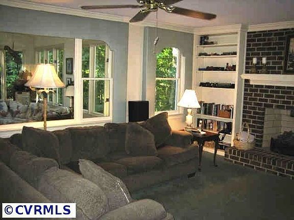 Family Room that leads to large Sun Room