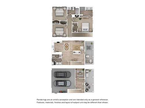 Floor plan Cottage C2 + Den