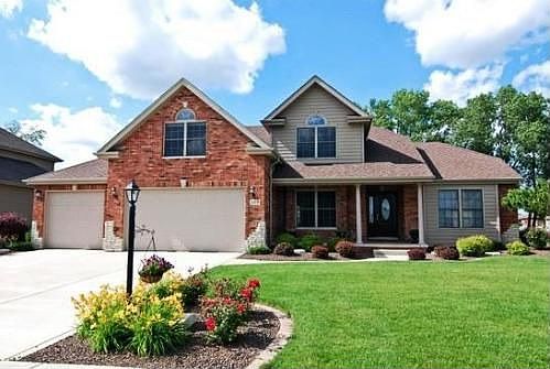 Upscale, brick & stone exterior