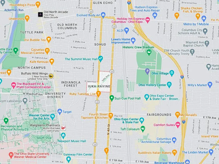 Proximity of neighborhood to surrounding restaurants, bars, coffee houses, parks.