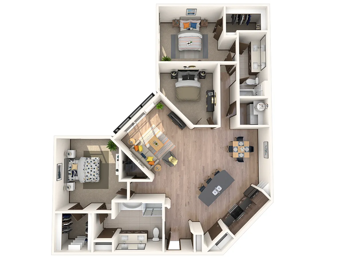 Floor plan C1b