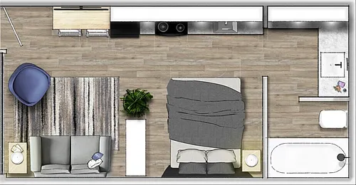 Floor plan Studio