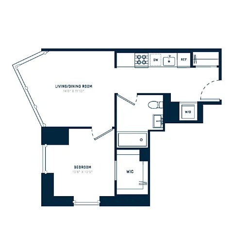 Floor plan 1J