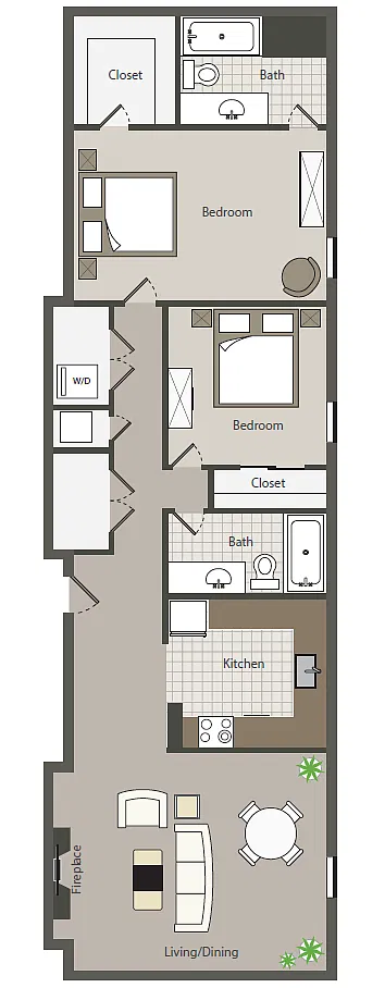 Floor plan 2P10