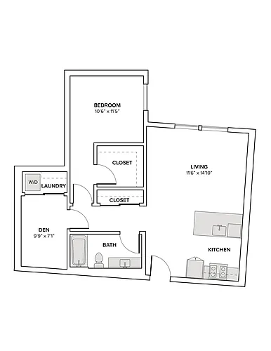 Floor plan A05D