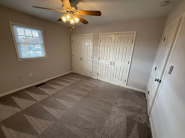Two walk in closet.