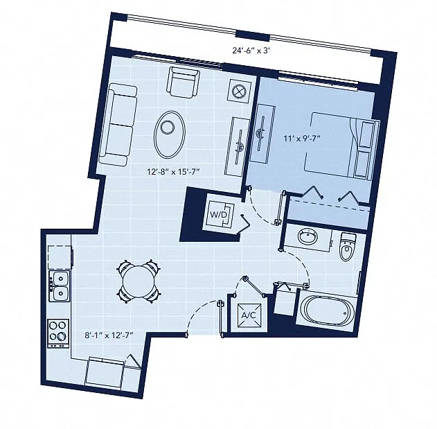 Floor plan Capri - North Tower